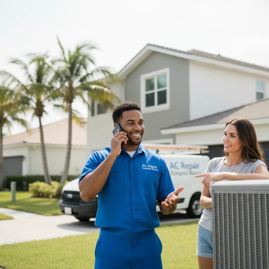 AC Repair Pompano Beach customer support in Sharpsburg